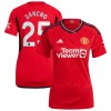 Maglia ufficiale Manchester United Sancho 25 Casa 2023-24 per Donna